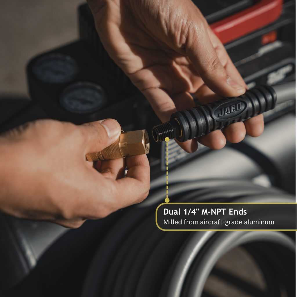 air compressor hose and air fittings bundle