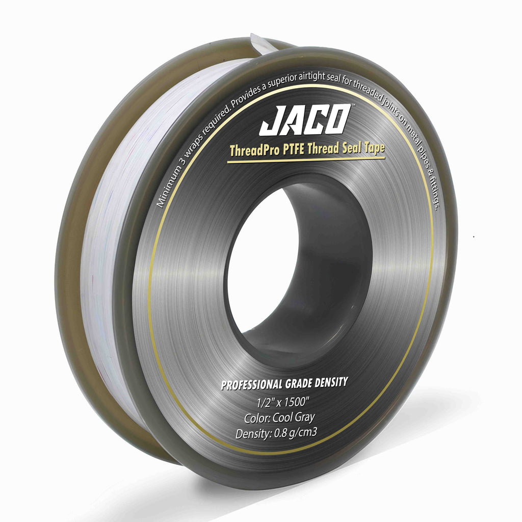 ThreadPro™ PTFE Thread Seal Tape | Professional Grade - 1/2" x 125 ft. (Cool Gray)