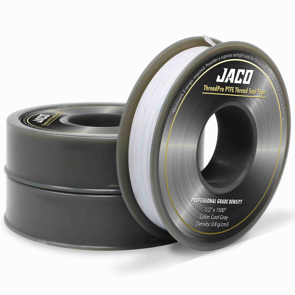ThreadPro™ PTFE Thread Seal Tape | Professional Grade - 1/2" x 125 ft. (Cool Gray)