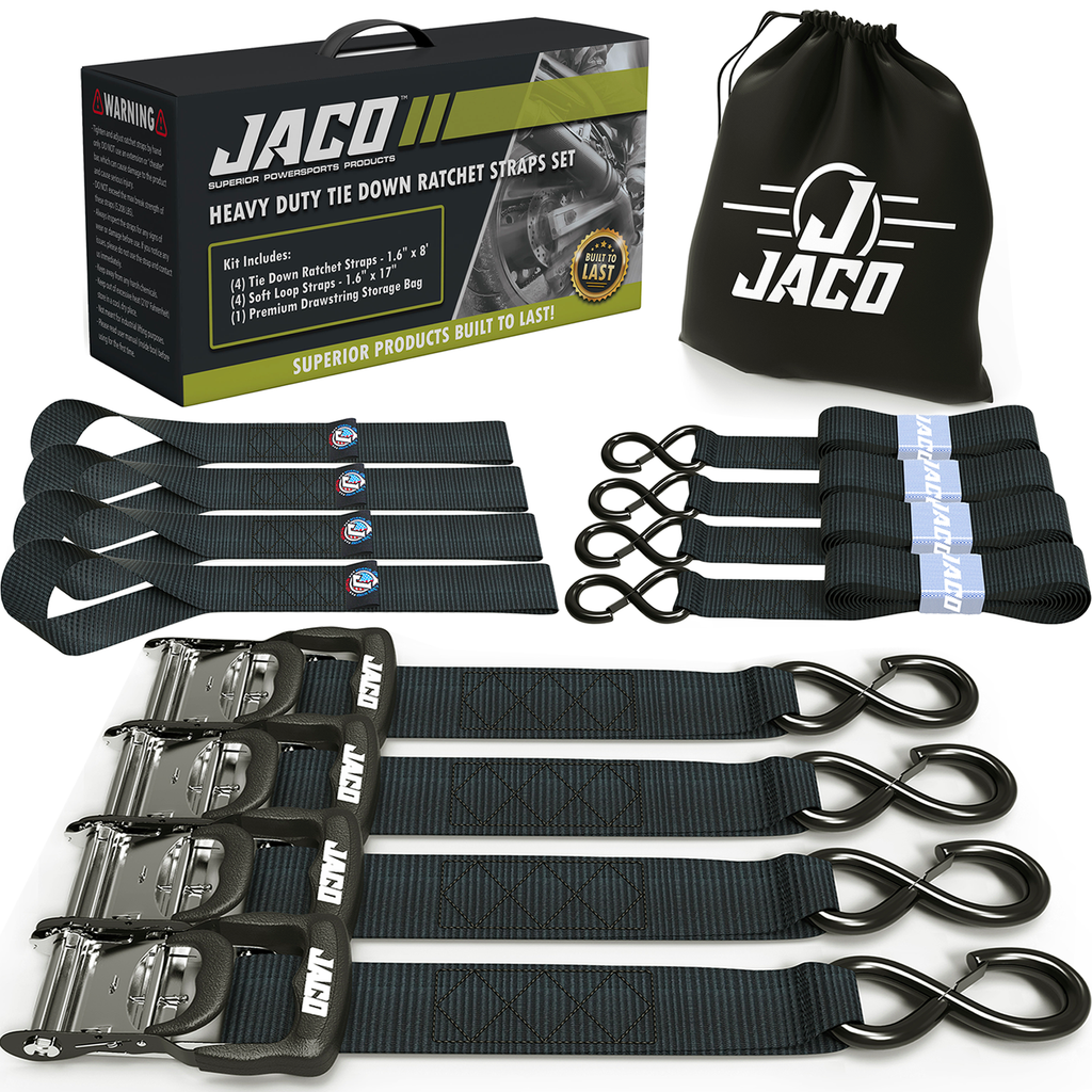 heavy duty ratchet tie down straps
