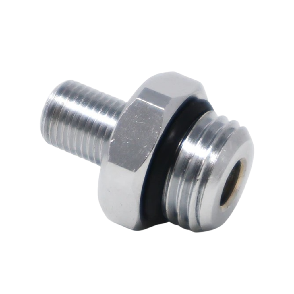 Lightning™ Air Inflator Adapter for Portable Tire Inflators (Schrader Valve to 1/4 inch M-NPT) | Open Flow