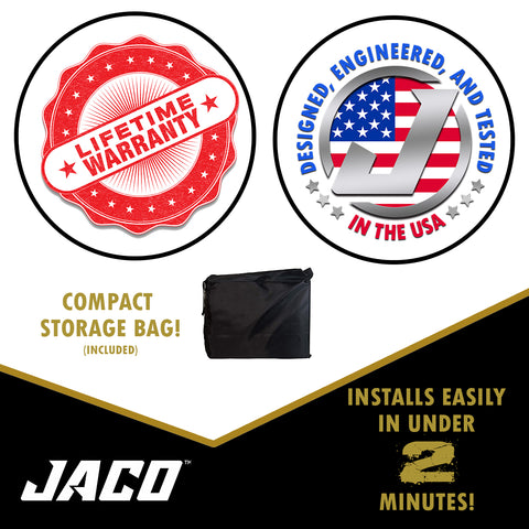 ProtectPro™ Dog Car Seat Cover - Heavy Duty, Waterproof, and Scratch Proof Back Seat Protector - Travel Pet Hammock for Car, Truck, and SUV - Universal Fit
