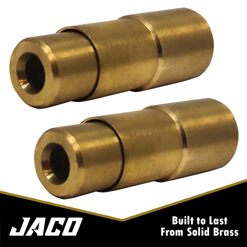 Bike Presta Tire Air Chuck - 1/4" NPT, Open Flow (2 Pack)