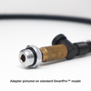 Lightning™ Air Inflator Adapter for Portable Tire Inflators (Schrader Valve to 1/4 inch M-NPT) | Open Flow