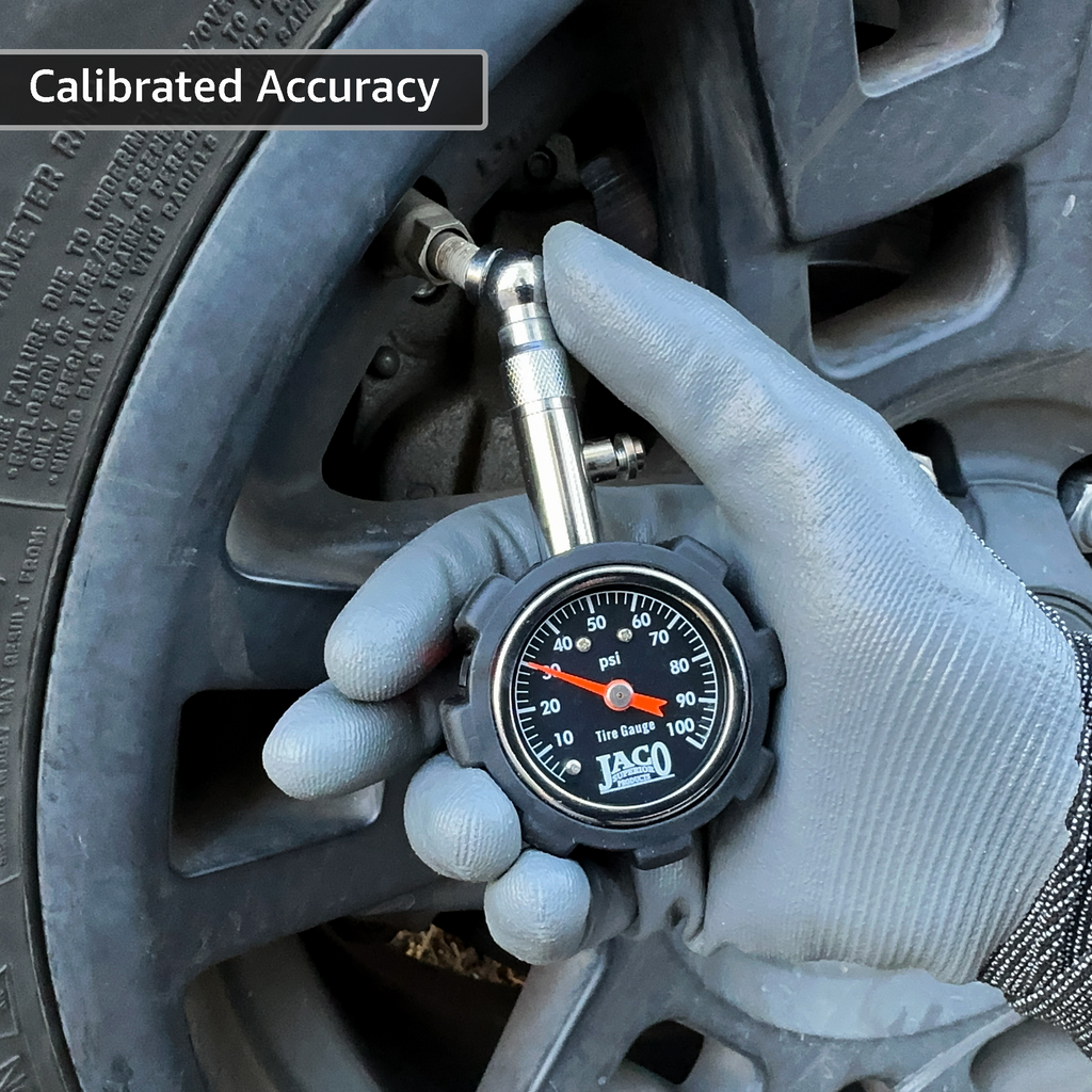 Deluxe™ Tire Pressure Gauge - 100 PSI