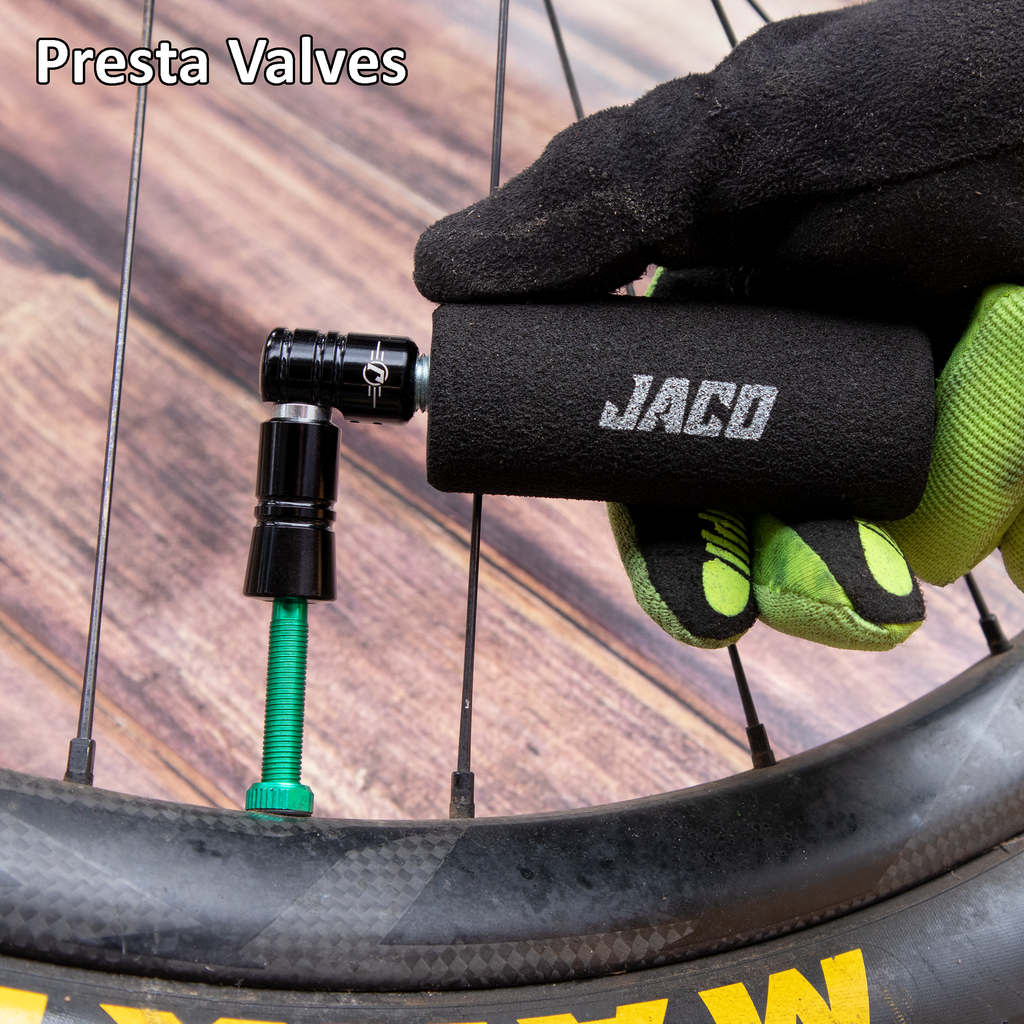 Lightning™ CO2 Inflator for Bike Tires (Presta + Schrader) (CO2 Cartridge Not Included)