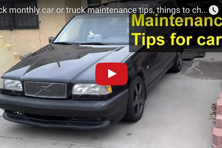 Quick Monthly Do-It-Yourself Car Maintenance Tips