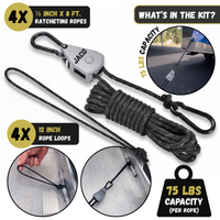tie down ratchet rope adjustable ratcheting mini straps pulley hoist block tackle