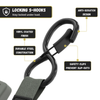 Retractable Ratchet Straps - 1" x 15 ft (1,760 lbs Break Strength) | Auto Self Retracting Cargo Tie Down Strap Set - Image 26 - JACO