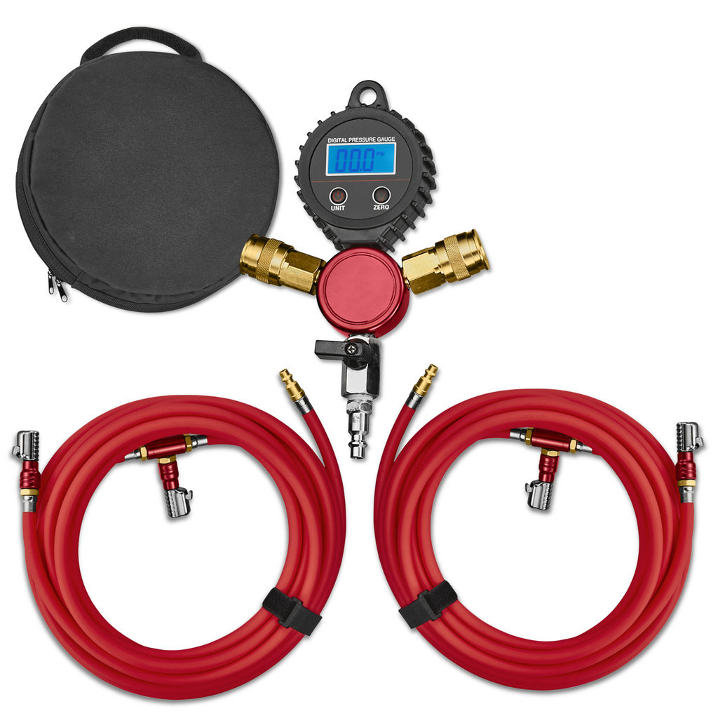 Lucky8 Offroad Rapid 4-Tire Inflation/Deflation System – Lock-On Air Chuck, High Flow, OE Part 4-2-1INFLKIT