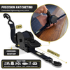 Retractable Ratchet Straps - 1" x 15 ft (1,760 lbs Break Strength) | Auto Self Retracting Cargo Tie Down Strap Set - Image 5 - JACO