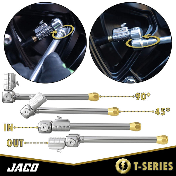 FlowPro® Digital Tire Inflator Gauge with Lock-on Dually Air Chuck - 200 PSI (Bundle) - Image 6 - JACO