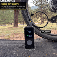 bicycle cordless mini tire air pump inflator