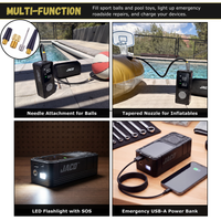 mini tire inflator portable air compressor tire air pump for car motorcycle bicycle ball inflation