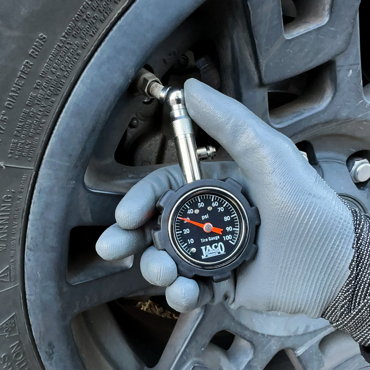 analog tire gauge