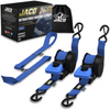 Retractable Ratchet Straps - 1" x 15 ft (1,760 lbs Break Strength) | Auto Self Retracting Cargo Tie Down Strap Set - Image 11 - JACO