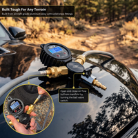 Rapid 4-Tire Inflation/Deflation System with Lightning™ Air Chucks | 4-Way Multi-Tire Inflator/Deflator Hose Kit for Off Road 4x4