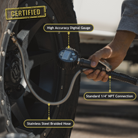 tire inflator gauge air compressor tire gauge pneumatic tool inflation