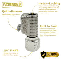 Lightning™ S2-Series Tire Air Chuck - 1/4" F-NPT - Image 9 - JACO