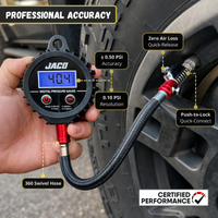 ElitePro-X Digital Tire Pressure Gauge with Lightning™ Chuck - Image 5 - JACO