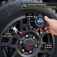 Lightning™ RX4 Digital Tire Deflator with Gauge | Quick-Connect Rapid Air Down Tool for Off Road 4x4 - Image 3 - JACO
