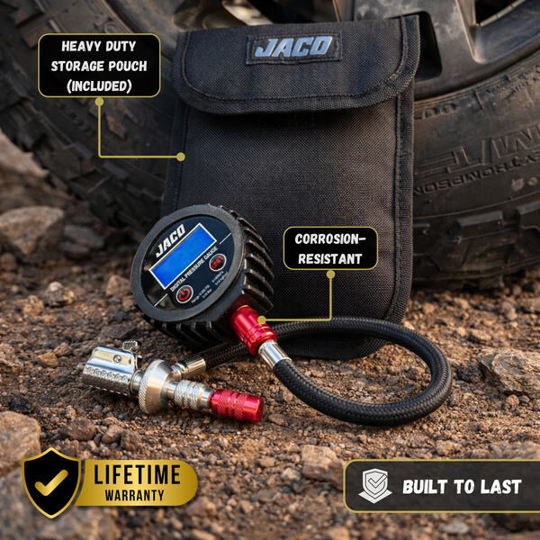Lightning™ RX4 Digital Tire Deflator with Gauge | Quick-Connect Rapid Air Down Tool for Off Road 4x4 - Image 5 - JACO