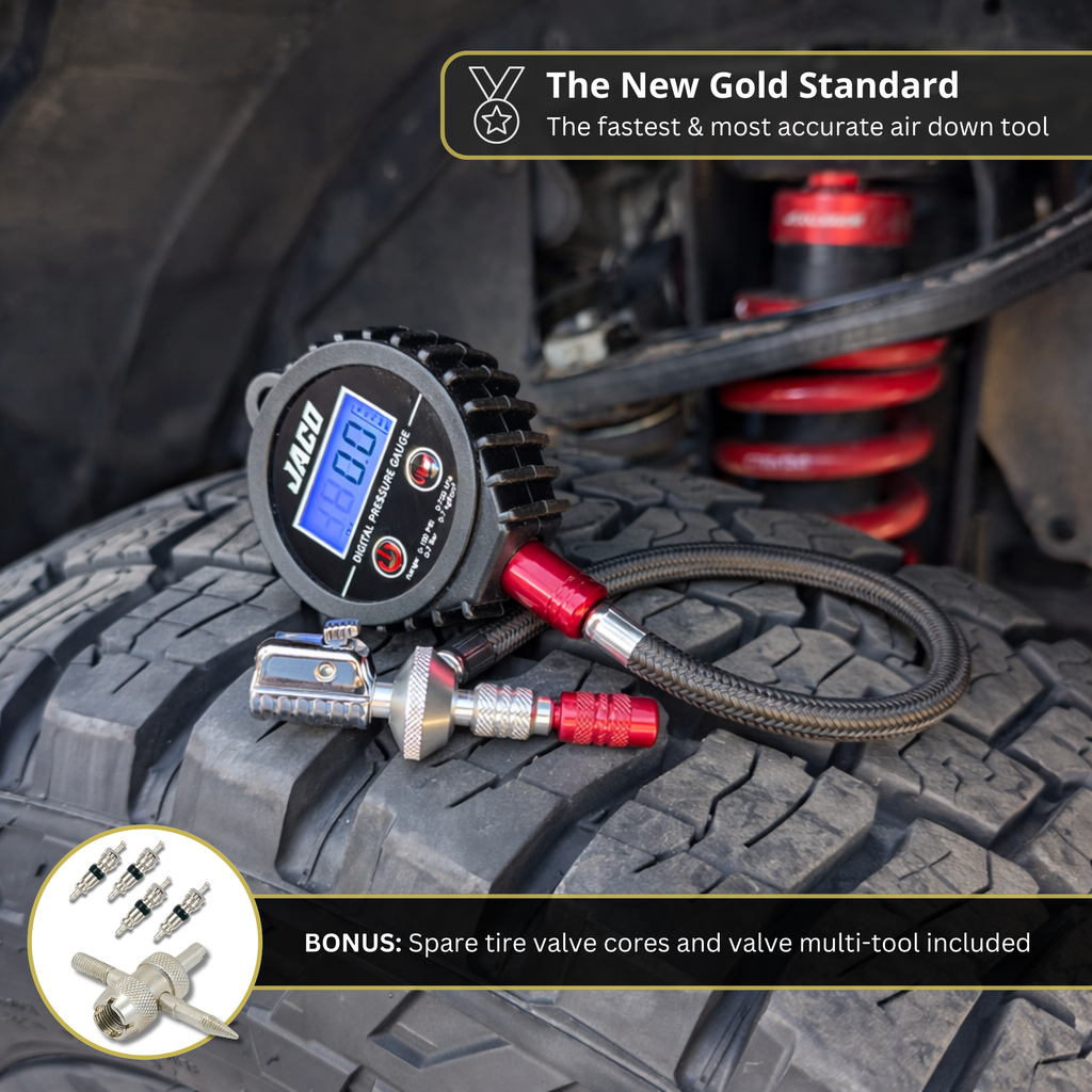 Lightning™ RX4 Digital Tire Deflator with Gauge | Quick-Connect Rapid Air Down Tool for Off Road 4x4
