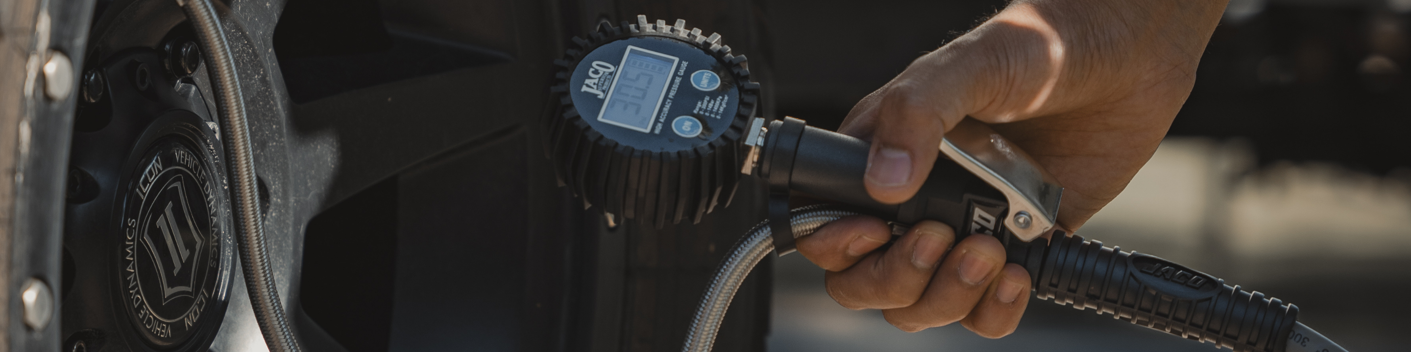 tire pressure gauge inflator