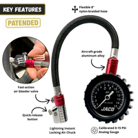 tire gauge for tire pressure