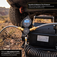 Rapid 4-Tire Inflation/Deflation System with Lightning™ Air Chucks | Multi-Tire Inflator/Deflator 4-Way Hose Kit for Off Road 4x4