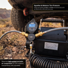 Rapid 4-Tire Inflation/Deflation System with Lightning™ Air Chucks | Multi-Tire Inflator/Deflator 4-Way Hose Kit for Off Road 4x4