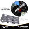Heavy Duty Ratchet Tie Down Straps with Soft Loops (1.6" x 8 ft) | AAR Certified Break Strength (5,208 lbs) - Image 21 - JACO