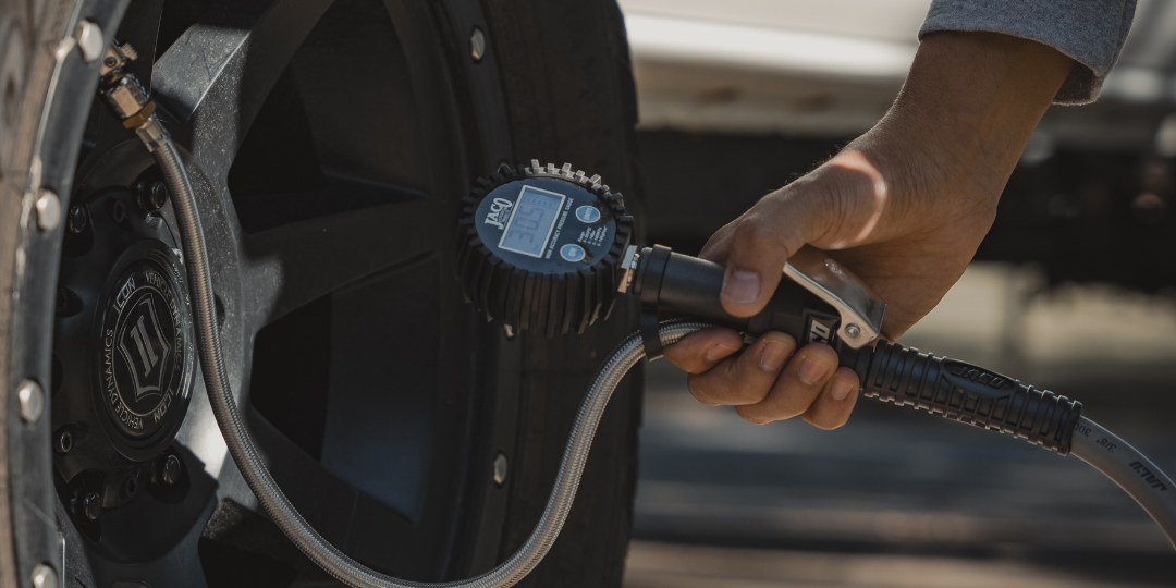 tire pressure gauge inflator