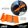 Heavy Duty Ratchet Tie Down Straps with Soft Loops (1.6" x 8 ft) | AAR Certified Break Strength (5,208 lbs) - Image 14 - JACO
