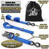 Heavy Duty Ratchet Tie Down Straps with Soft Loops (1.6" x 8 ft) | AAR Certified Break Strength (5,208 lbs) - Image 24 - JACO