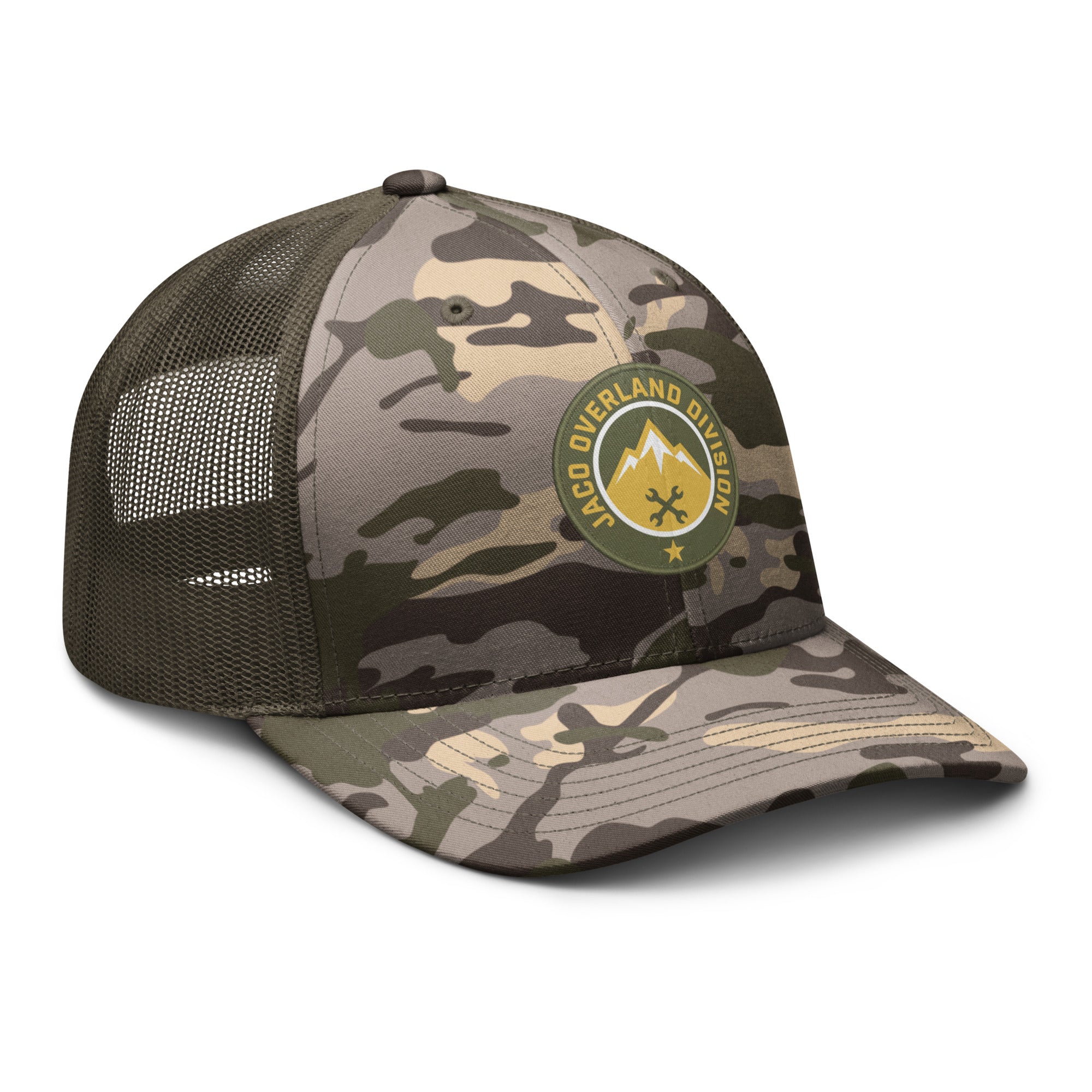 Overland Division Camo Mesh Snapback Hat | JACO