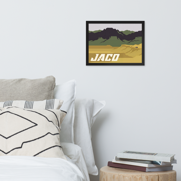 Mountain Drive Framed Poster Wall Art