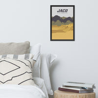 Mountain Drive Framed Poster Wall Art - 12" x 18"