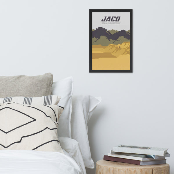 Mountain Drive Framed Poster Wall Art - 12" x 18"