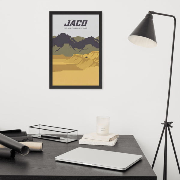 Mountain Drive Framed Poster Wall Art - 12" x 18"
