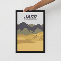 Mountain Drive Framed Poster Wall Art - 12" x 18"