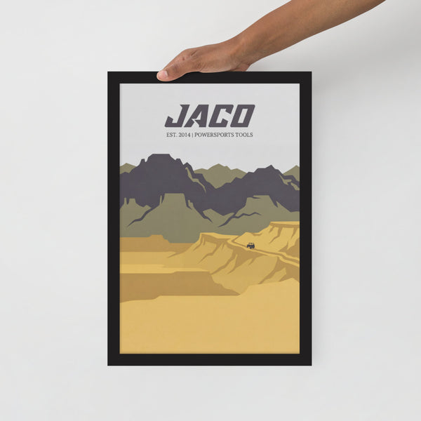 Mountain Drive Framed Poster Wall Art - 12" x 18"