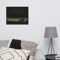 Starry Night Framed Poster Wall Art