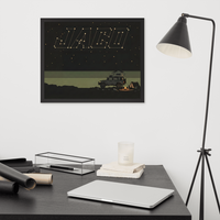 Starry Night Framed Poster Wall Art