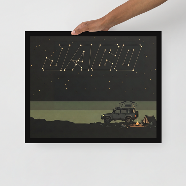 Starry Night Framed Poster Wall Art