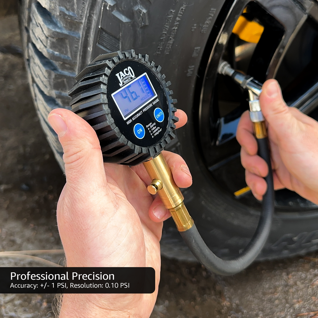 ElitePro™ Digital Tire Pressure Gauge - Professional Accuracy - 200 PSI