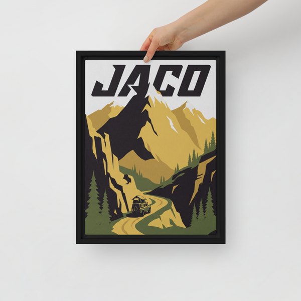 Mountain Adventure Framed Canvas Wall Art