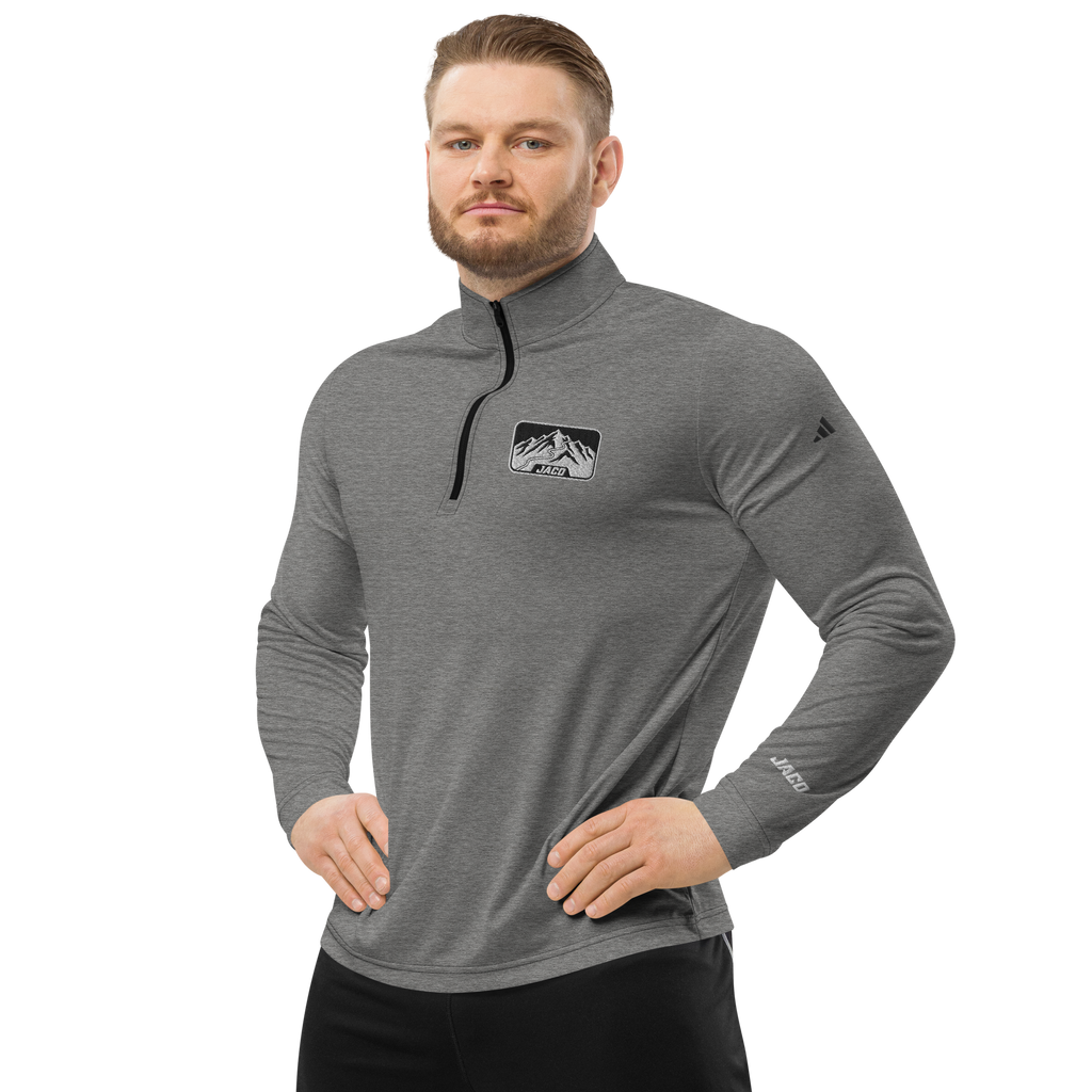 Embroidered Switchback Quarter Zip by Adidas