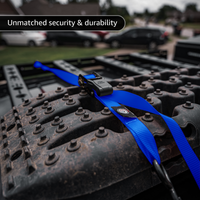 Tie Down Ratchet Straps (4 Pack) - 1 in x 15 ft | AAR Certified Break Strength (1,823 lbs) | Cargo Tie Down Set - Image 24 - JACO