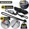 tie down ratchet rope adjustable ratcheting mini straps pulley hoist block tackle